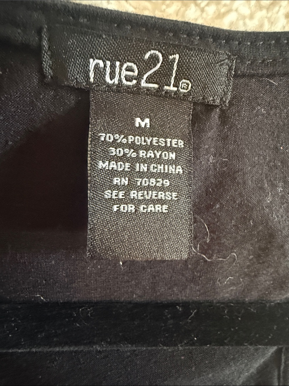 rue21 Black Sequin & Stud Racerback Tank - Picture 3 of 3